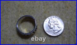 James Avery Rare 925 Sterling Silver Textured Band Ring Size 8.5