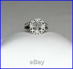 James Avery Rare Jerusalem 5 Cross Sterling Silver Ring