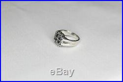 James Avery Rare Jerusalem 5 Cross Sterling Silver Ring