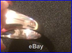 James Avery Rare Retired 14k Gold & Sterling Silver Prasiolite Ring Size 7.75