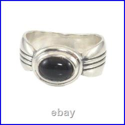 James Avery Rare Retired Sterling Silver Black Onyx Ring Size 5.5