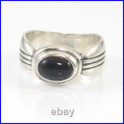 James Avery Rare Retired Sterling Silver Black Onyx Ring Size 5.5