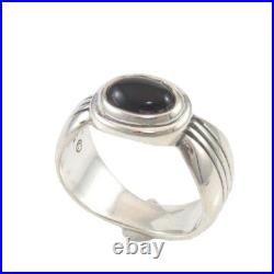 James Avery Rare Retired Sterling Silver Black Onyx Ring Size 5.5