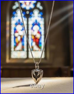 James Avery Rare Sterling Silver Holy Spirit Dove Charm Pendant + 18 SS Chain