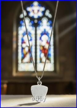 James Avery Rare Sterling Silver Holy Spirit Dove Charm Pendant + 18 SS Chain