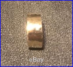 James Avery Refleccion Wedding Band 14K Gold Hammered Ring 11 Grams size 10