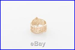 James Avery Retired 14K Yellow Gold Amazing Grace Music Note Ring