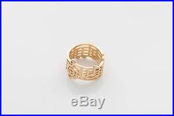 James Avery Retired 14K Yellow Gold Amazing Grace Music Note Ring