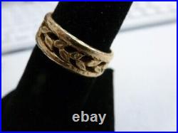 James Avery Retired 14K Yellow Gold Leaf Band Ring Size 9.5 James Avery Retired 14K Yellow Gold Leaf Band Ring Size 9.5