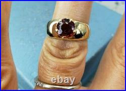 James Avery Retired 14k 1.5ct Garnet Ring Sz7.5 vintage style