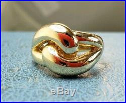 James Avery Retired 14k Cadena Love Ring Sz7. Heavy solid gold. Good condition