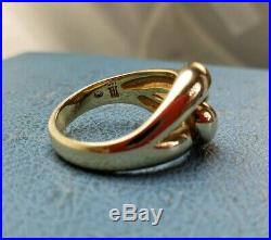 James Avery Retired 14k Cadena Love Ring Sz7. Heavy solid gold. Good condition