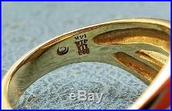 James Avery Retired 14k Cadena Love Ring Sz7. Heavy solid gold. Good condition