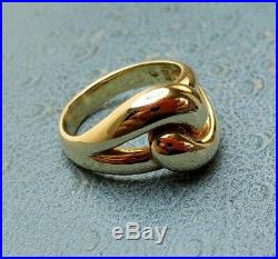 James Avery Retired 14k Cadena Love Ring Sz7. Heavy solid gold. Good condition