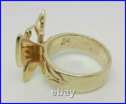 James Avery Retired 14k Gold Mariposa Butterfly Ring Size 7.75 Rare Lb3215