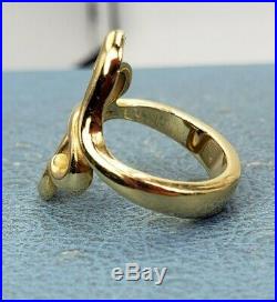 James Avery Retired 14k Heart To Heart Ring Sz4