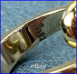 James Avery Retired 14k Heart To Heart Ring Sz4