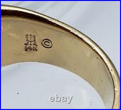 James Avery Retired 14k Last Supper Ring Sz8.5 solid gold super rare
