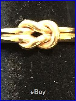 James Avery Retired 14k Love Knot Ring Size 51/2