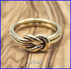 James Avery Retired 14k Lovers Knot Ring Size9