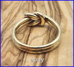 James Avery Retired 14k Lovers Knot Ring Size9