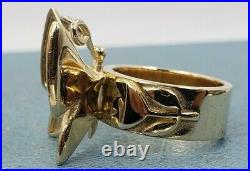 James Avery Retired 14k Mariposa Sz5 Solid Condition