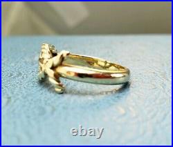 James Avery Retired 14k Rope Ichthus Ring Sz5