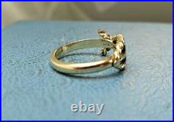 James Avery Retired 14k Rope Ichthus Ring Sz5