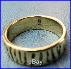 James Avery Retired 14k Tiger Stripes Ring Size10