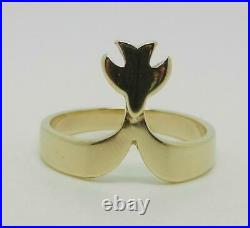 James Avery Retired 14k Yellow Gold Descending Dove Ring Rare Find Lb3142