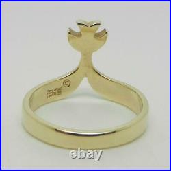 James Avery Retired 14k Yellow Gold Descending Dove Ring Rare Find Lb3142