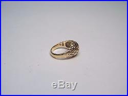 James Avery Retired 14k Yellow Gold Woven Ring Sz 4.75