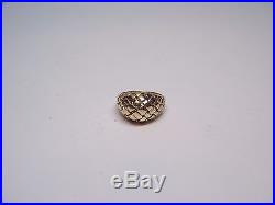 James Avery Retired 14k Yellow Gold Woven Ring Sz 4.75