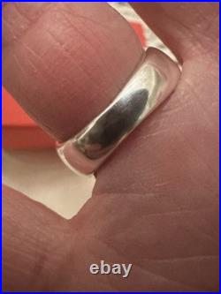 James Avery Retired 14kt Gold & Sterling Silver WBand Radiant Cross Ring Sz 7.5