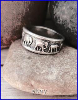James Avery Retired 2 by 2 Animals Ring Size 8.5