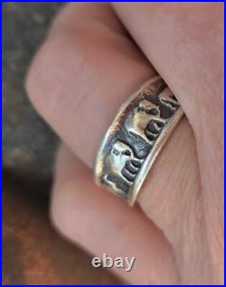James Avery Retired 2 by 2 Animals Ring Size 8.5