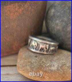 James Avery Retired 2 by 2 Animals Ring Size 8.5