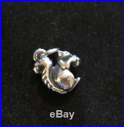 James Avery Retired 3d Squirrel Charm Sterling Silver Jump Ring Uncut