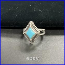 James Avery Retired 925 Dakota Turquoise 8.5g Size 8.5 Ring
