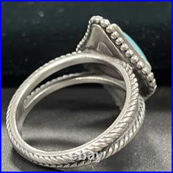 James Avery Retired 925 Dakota Turquoise 8.5g Size 8.5 Ring