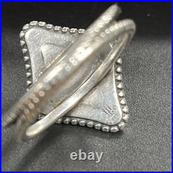 James Avery Retired 925 Dakota Turquoise 8.5g Size 8.5 Ring