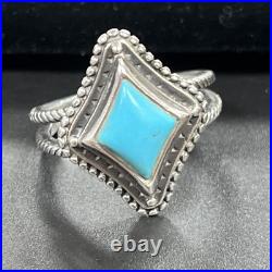 James Avery Retired 925 Dakota Turquoise 8.5g Size 8.5 Ring