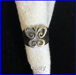 James Avery Retired 925 STERLING SILVER Open Spring BUTTERFLY Ring SIZE 5