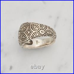 James Avery Retired 925 Silver Beaded Flower Ring Sz 9.5 James Avery Retired 925 Silver Beaded Flower Ring Sz 9.5