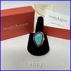 James Avery Retired 925 Silver & Bronze Puerto De Luna Turquoise Ring Size 9 James Avery Retired 925 Silver & Bronze Puerto De Luna Turquoise Ring Size 9