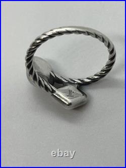 James Avery Retired 925 Sterling Marlowe Bronze with Cultured Pearl Ring Size 7