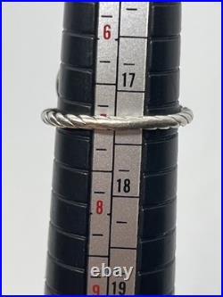 James Avery Retired 925 Sterling Marlowe Bronze with Cultured Pearl Ring Size 7