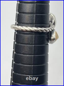 James Avery Retired 925 Sterling Marlowe Bronze with Cultured Pearl Ring Size 7