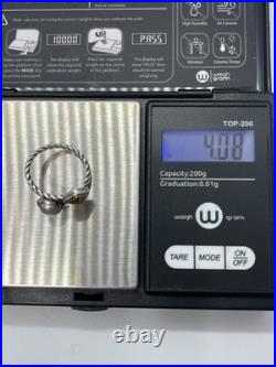 James Avery Retired 925 Sterling Marlowe Bronze with Cultured Pearl Ring Size 7