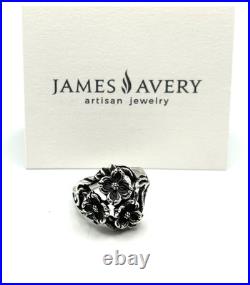 James Avery Retired 925 Sterling Silver 3 Triple Flower Dogwood Ring Size 7.75 James Avery Retired 925 Sterling Silver 3 Triple Flower Dogwood Ring Size 7.75